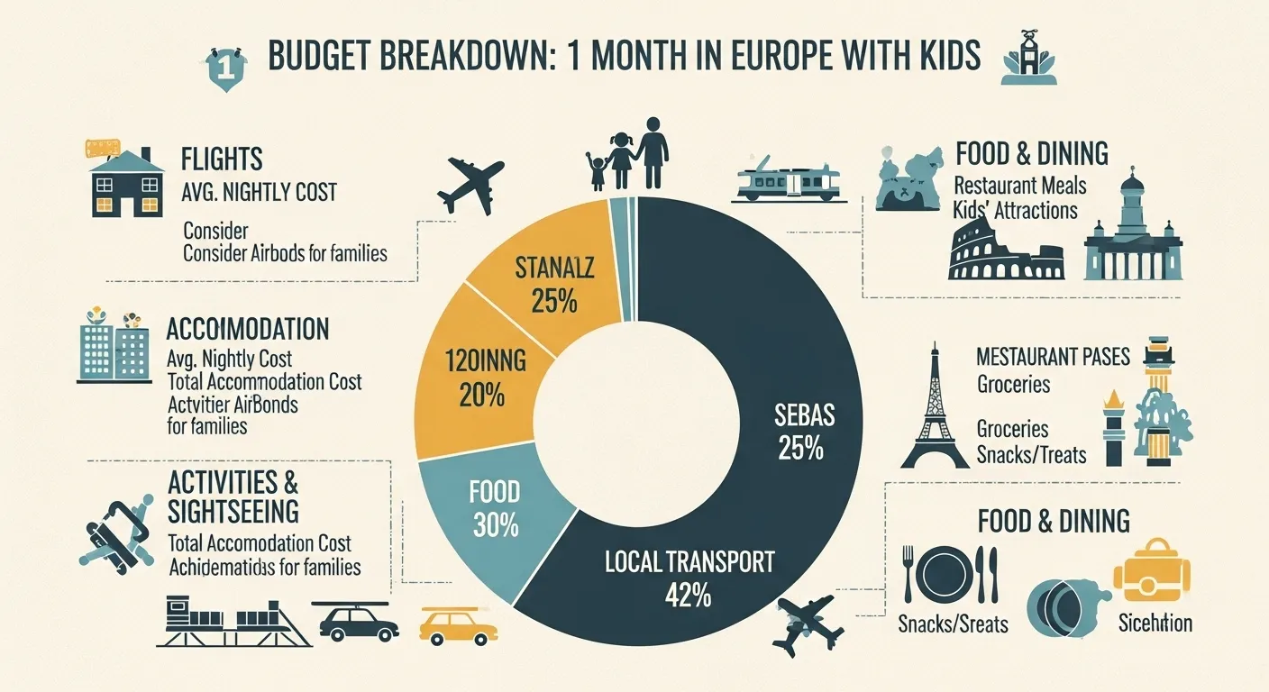 Budget Breakdown: 1 Month in Europe With Kids