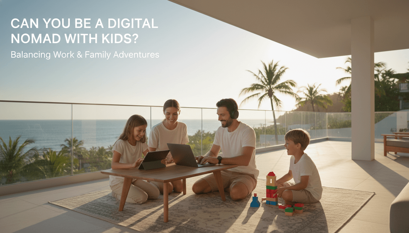 Can You Be a Digital Nomad With Kids?